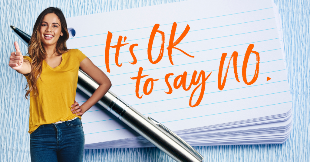 Learn to Say No